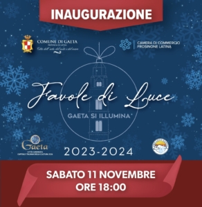 Inaugurazione Luminarie di Gaeta 2023 Inaugurazione Luminarie di Gaeta 2023